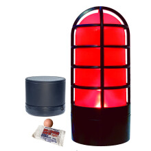 Hockey Goal Light All Sport Football Baseball Turns red When Your Team Scores. Linked to and Compatible with All Arena scoreboards  Works with Any Mob