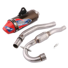 JFG RACING Full Slip On udstdningslydpotte - Komplet udstdning til For CRF230F 2003 2004 2005 2006 2007 2008 2009 2010 2011 2012 2013 Titanium