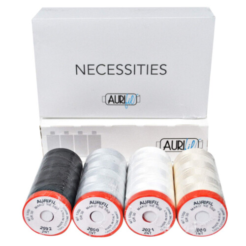 Aurifil Necessities Thread Collection - 4 cvky Assorted