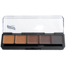 Graftobian HD Glamour CRME Foundation Palette (Neutral #3) - High Definition 5 Color Makeup Palette Cream Based Foundation Concealer og Contour P