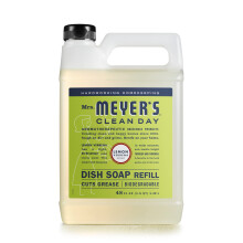 MRS. MEYER'S CLEAN DAY Fl   ssiges Sp   lmittel, Nachf   llpackung, biologisch abbaubare Formel, Zitronenverbene (48 fl oz (1er-Pack))