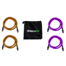 Gorilla Fitness Resistance Bands for Gorilla Bow Ultra Heavy Set - Full-Body HIIT Kit GBBANDKIT-$P