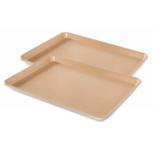 Nordic Ware Naturals Assadeira de Alumínio Antiaderente, Conjunto de 2