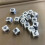 48 PCS 16MM Blank White Dice for Board Games  DIY  Fun  and Teaching 4