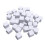 48 PCS 16MM Blank White Dice for Board Games  DIY  Fun  and Teaching 1