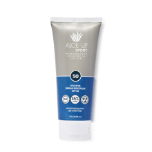 Aloe Up Sport Zonnebrandcr?e SPF 50 - Breedspectrum UVA/UVB-zonnebrandcr?e voor gezicht en lichaam - Met hydraterende alo?vera-gel - Niet vettig - Ge