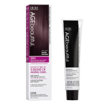 AGE mooie Permanente Haarverf Liqui Creme | 100% grijsdekking | Anti-aging haarkleuring | Biotine voor dikker, voller haar | Professionele salonkleur