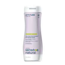 Shampoo ATTITUDE Volume e Brilho para Couro Cabeludo Sensível, Vegan, Ingredientes Naturais