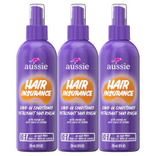 Aussie Hair Insurance Spray Condizionante Leave-In, Controllo Crespo, Jojoba & Alga Marina, Trattamento Idratante