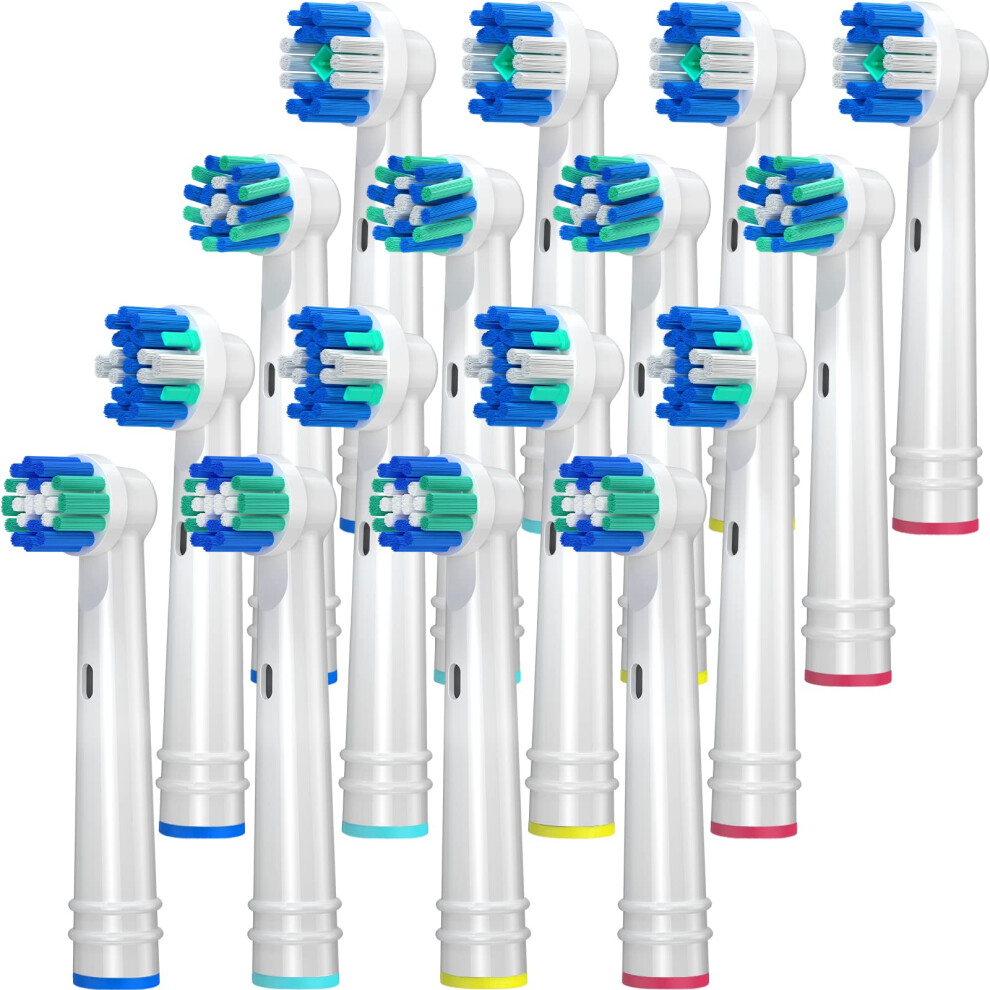 Testine Di Ricambio Per Spazzolino Oral B, 16 Pezzi. Testine Di Ricambio Per Spazzolino Oral B, Compatibili Con Oral B Pro1000, Pro3000, Pro5000,