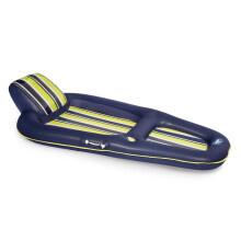 Aqua Luxury Pool Float Lounge  Extra gro  Robuste aufblasbare Poolschwimmer fr Erwachsene mit Kopfsttze, Rckenlehne, Fusttze und Getrnkehalt