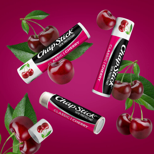 ChapStick Classic Cherry Lippenbalsam, 0,15 oz (12er Pack) 1
