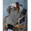 Κουκούλα Μπλούζα Φόρεμα Sherpa Oversized Άνετη Δώρο για Ενήλικες Μαύρο 3
