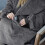 Κουκούλα Μπλούζα Φόρεμα Sherpa Oversized Άνετη Δώρο για Ενήλικες Μαύρο 4