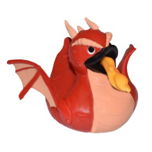 Wild Republic Rubber Ducks Kylpylelut Lasten Lahjat Allaslelut Vesilelut Red Dragon 4""""