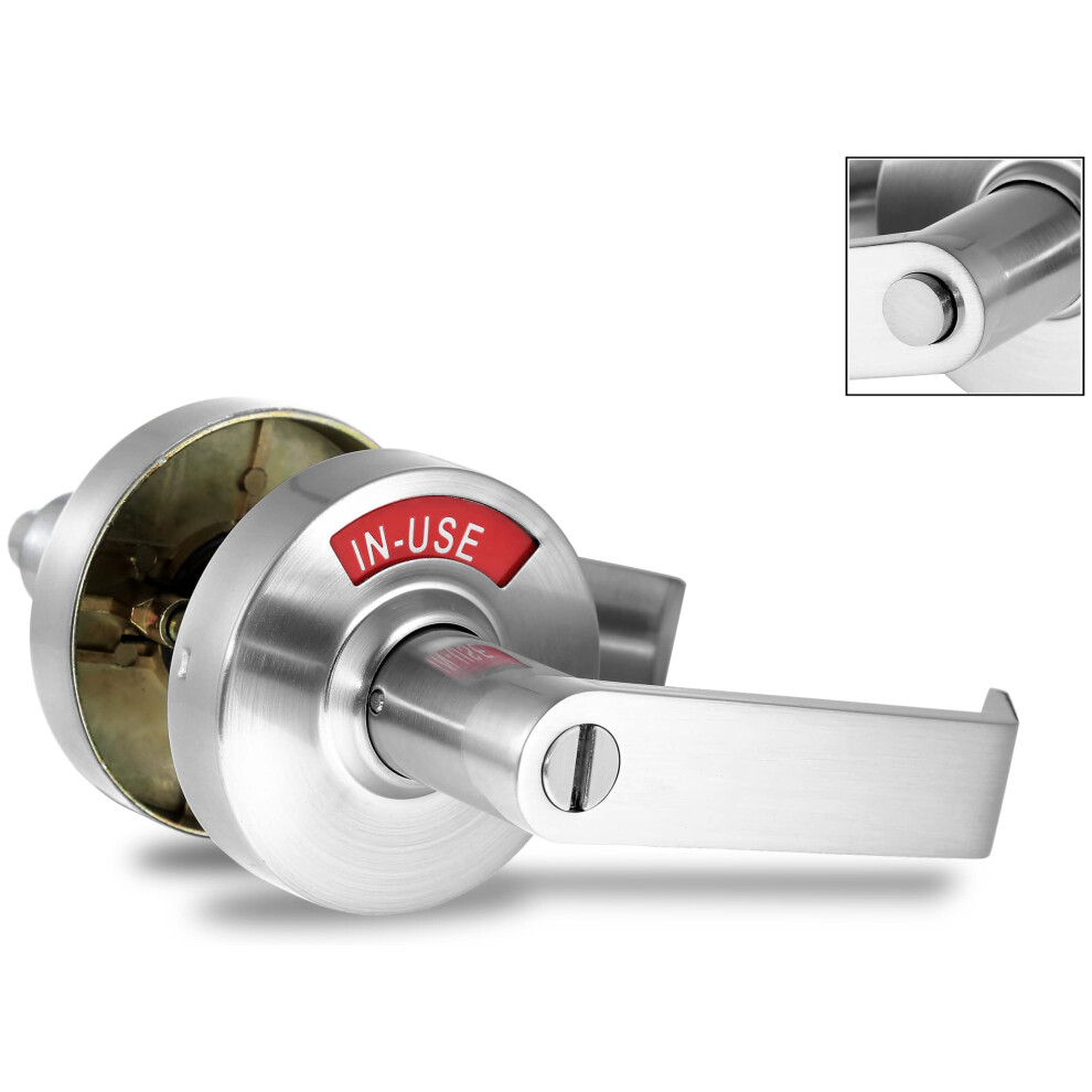 Vizilok Ada Compliant Single Egress Indicator Privacy Lock C5fs-R Durable Ansi Grade 2 Comp Commercial Righthanded Non Reversible In-Use Or Vacant Pu 656165850303