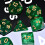 Galaxy Dice Set | Grn DND -trningar fr brdspel 3