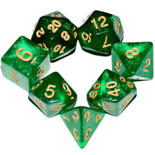 Galaxy Dice Set | Grn DND -trningar fr brdspel