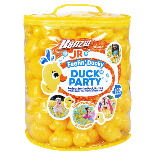 BANZAI Fête des Canards Ducky 100 pcs