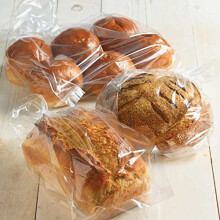Broodzakken - 8x4x18" Duidelijke Hoge Dichtheid Gusset Poly Bags - Verpakking van 100 met 100 Gratis Broodbinders