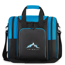 Himal Bowling Ball Bag for Single Ball - Bowling Ball Tote Bowling Bag with Padded Ball Holder - Fits Bowling Shoes Up to Mens Size 14