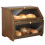 HOMEKOKO Double Layer Large Bread Box for Kitchen Counter  Wooden Large Capacity Bread Storage Bin (Brown) 1