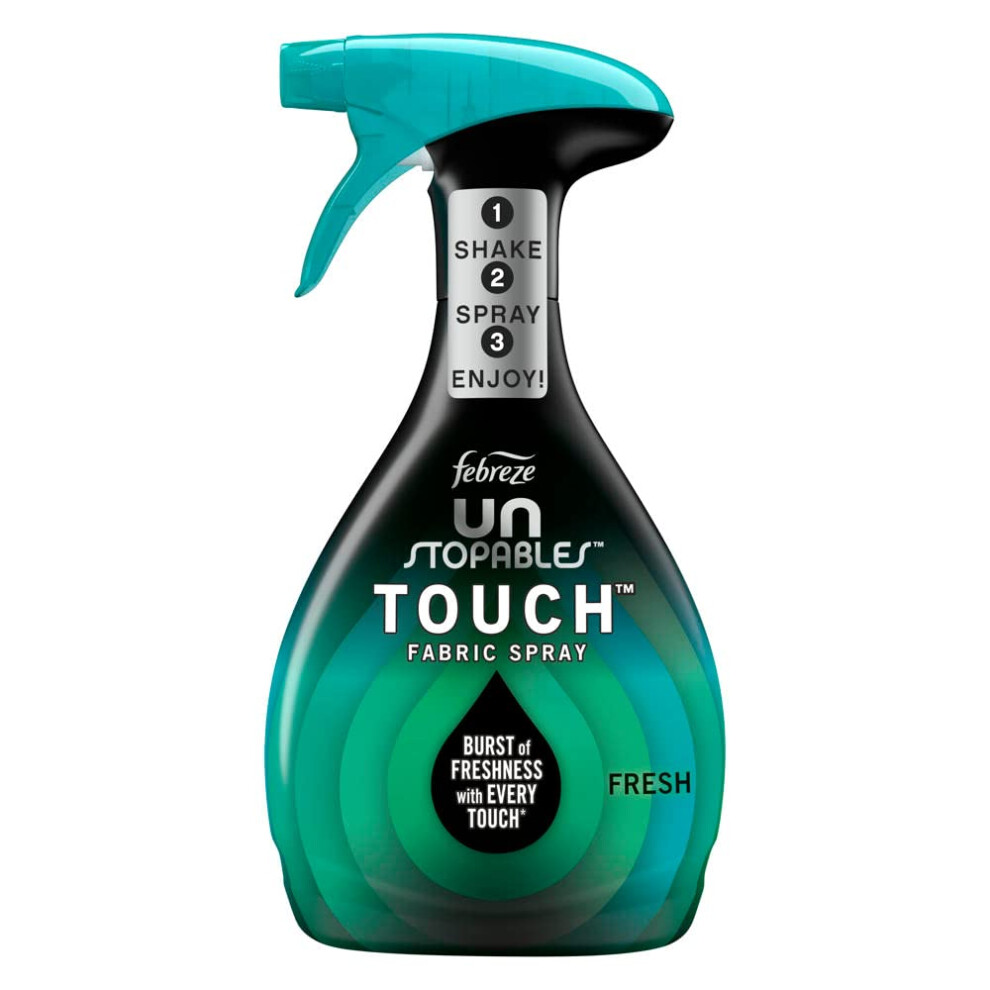 Febreze Unstopables Touch Fabric Spray and Odor Eliminator  Fresh  27 oz
