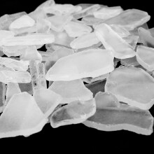 Cys Excel Sea Glass 16 ounces klar | Flere farvevalg knust glasvase fyldstof | Akvarium Nautisk D? Cor til kunsthåndværk fladt frostet farvet far