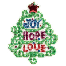 Mill Hill Counted Cross Stitch Joy Hope  Multi