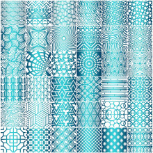 Tinlade 36 St   ck geometrische Schablonen, Malvorlagen, Mandala-Kunst, Zeichenschablonen, Vorlagen f   r Scrapbooking, Kekse, Fliesen, M   bel, Wand-