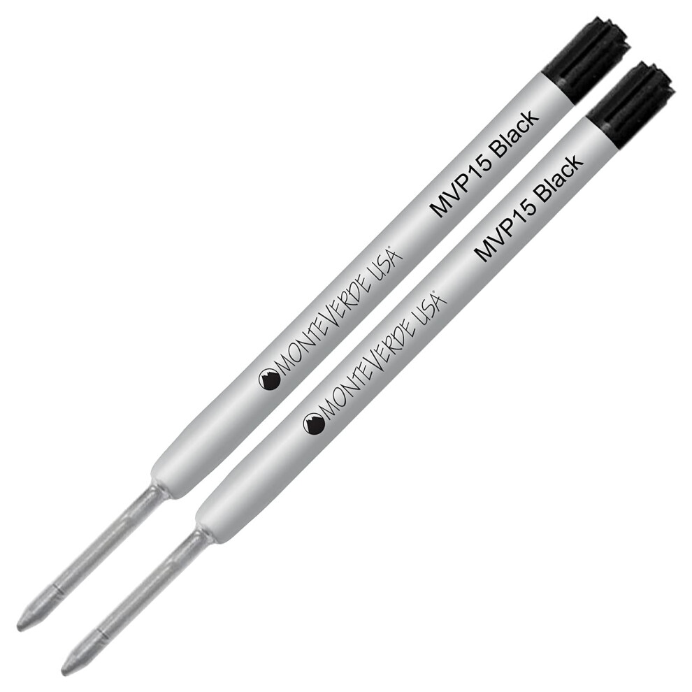Pack Combin Lanier - Lot De 2 - Recharge D'encre P Teuse Monteverde Soft Roll Super Broad Ballpoint P15 Compatible Avec La Plupart Des Stylos-image