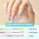 Σετ Πινέλων Nail Art Modelones, Εργαλεία Nail Art με Πινέλο Πολύχρωμου Βερνικιού 4