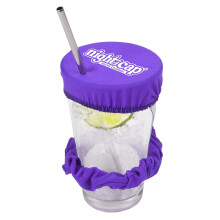 Scrunchie pentru husa pentru bautura originala - A?a cum se vede pe Shark Tank ?i TikTok - Reutilizabil - Purta?i la ncheietura minii sau la pa