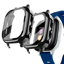 Kuaguozhe [2er-Pack] Hlle kompatibel mit Gizmo Watch 2, Displayschutzfolie fr Kinder (2er-Pack), Hart-PC-Gesamtschutzhlle und Displayschutzfolie a