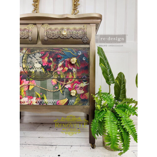 Papel de Decoupage Prima 655350654306, Tecido, Tinta e RENDAS 2