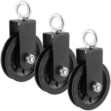 SEHOI 3 Pack 3,54 tuumaa / 90 mm:n hihnapyrjrjestelm Kaapelin hihnapyr Vetopyr Raskas Nylon Gym Kaapelin hihnapyr 360 astetta pyriv vetop