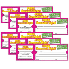Scholastic TF-1617-6 L?rerressourcer Billetpriser 4-tommer x 2,5-tommer gratis lektieaften! 100 pr. pakke 6 pakker