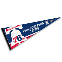 Philadelphia 76ers Throwback Retro Vintage Pennant Steag
