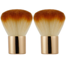 Rn Beauty 2 Pe   as Bruzes Kabuki Povento Povento Bush Bush Brush Brush Bronzer Brovejante Face Brinquedia Mineral Mistura Buffing Crenteira escova