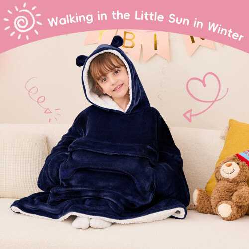 yescool tragbare Decke Hoodie Kinder bergro 1