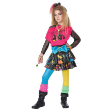 Kalifornische Kostme wie Totally 80's Child Multi Small