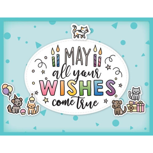 Pl?neklip Stencils-Confetti -LF2624 2