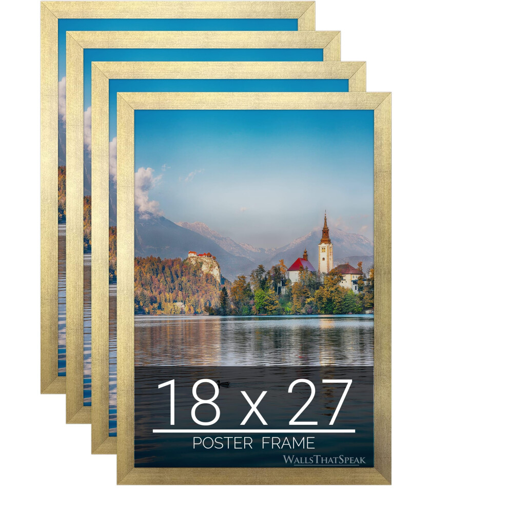 Cadre Photo Dor Wallsthatspeak 18X27 Pour Puzzles, Affiches, Photos Ou Uvres D'art, Lot De 4-image
