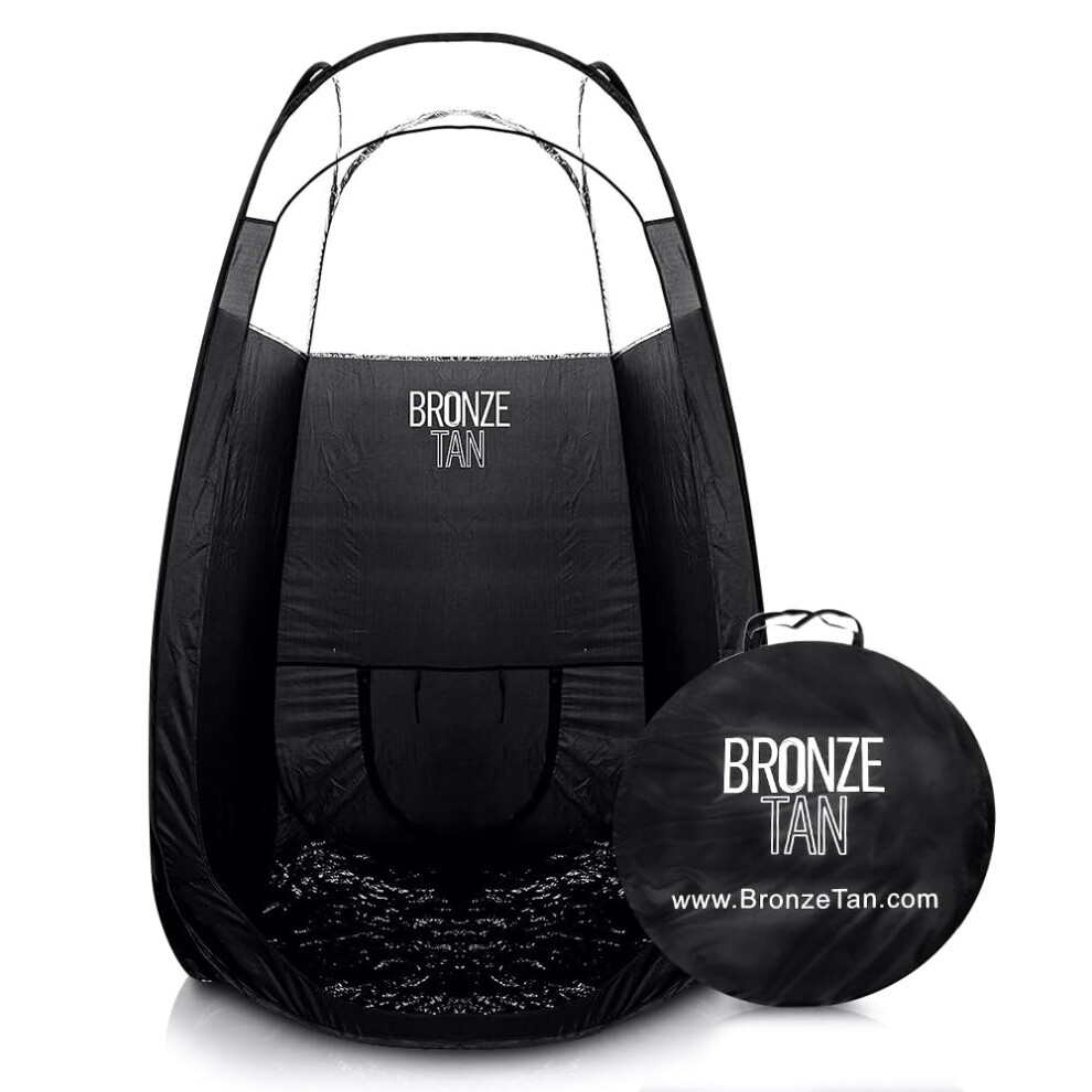 Existing Beauty Bronze Tan Spray Tan Tent Pop Up For Spray Tan Professional - Waterproof Spray Tan Booth With Free Portable Spray Tent Carrying Case - Self Tanning Bo