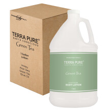 Loção Corporal Terra Pure Chá Verde | 1 Galão | Para Hotéis & Aluguéis de Férias