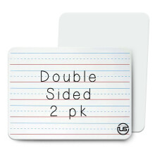Lille White Dry Erase Board for Kids 2Pk. | Dobbeltsidet lapboard mini ideal t?r sletning bord perfekt til hjemmeskole forsyninger kontor klassev