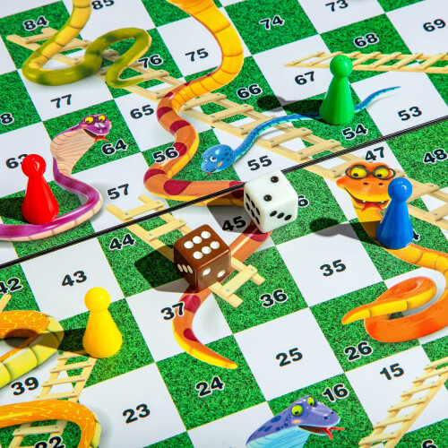 Magnetic Snakes and Ladders Board Game Set - 9.6 Inches 2