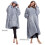 Αναπαυτική Φόρμα Σούπερ Ζεστή Sherpa Hoodie για Ενήλικες και Παιδιά, Ροζ, Δώρο 2