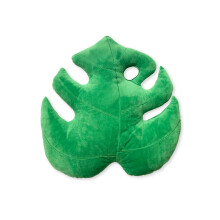 Green Philosophy Co. Plsch-Blattkissen, 3D-Akzent, Monstera Deliciosa, Sukkulenten-berwurfkissen fr Couch, Sofa, Wohnzimmer, Heimdekoration fr Pf