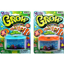 JA-RU Magic Growing Fish Aquarium Leget?j til b?rn - (2 pakker) - Bliv st?rre i vandet - Sjovt, ekspanderende leget?jsdyr - Fantastisk p?dagogisk